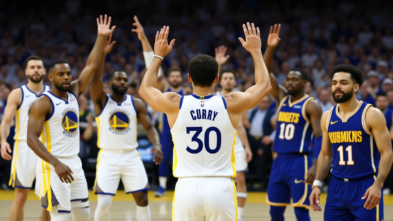 Warriors superan a los Nuggets en OT (137-131) y Thunder vence a Denver (94-91)